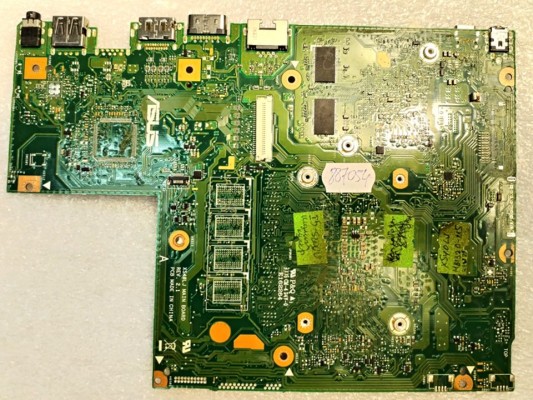 MB BAD - донор Asus F540LA (60NB0B00-MB1030-203, 31XKAMB0030) X540LJ MAIN BOARD REV. 2. 1, nVidia N16V-GM-B1, 4 чипа MICRON 6JKI7 D9PTD, 4 чипа MICRON 6NP45 D9SGQ