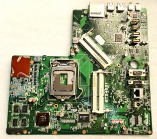 MB BAD - под восстановление Asus ET2400I (60-PE3MMB1000-C03, 69PA0LM10C03-01), Intel SL6ZX, nVidia N11M-GE2-S-B1, 8 чипов hynix H5TQ1G83TFR H9C 107E, скол на GPU