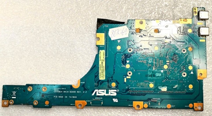 MB BAD - донор Asus UX490UA MB._8G (60NB0EI0-MB2060(220), 69N11SM11E00P(01)) UX490UA MAIN BOARD REV. 2. 2, Intel U632H299 X630B011 JHL6540, ITE IT8995VG-128 1648-DX0 SF00FA, RealTek ALC295 G8C17H4 GG36A2