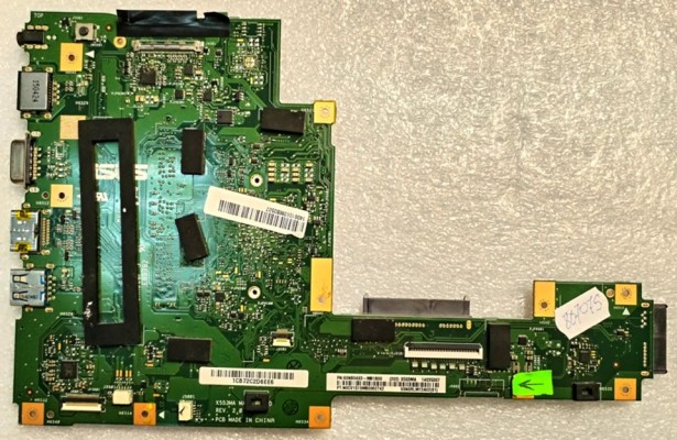 MB BAD - под восстановление Asus X553MA (60NB04X0-MB1B00(202), 69N0RLM13A02(01)) X553MA MAIN BOARD REV. 2. 0, Intel SR1YJ, ITE IT8985E 1452-AXS SC2V2A, RealTek RTL8402 EBG38G1 GE47