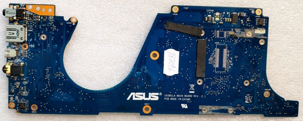 MB BAD - под восстановление Asus UX301LAA (60NB019A-MB2010(211)) UX301LA MAIN BOARD REV. 2. 1, Intel SR188, ITE IT8585VG 1435-FX0 SC26SA, 8 чипов ELPIDA J8416E6MB-GNL-F