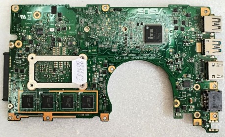 MB BAD - под восстановление Asus X202EP (60-NFQMB1700-(B05), 31EX2MB0040) X202E MAIN BOARD REV. 2. 0, Intel SJTNV, Intel SR0V4, 8 чипов MICRON 2YEI7 D9QBJ