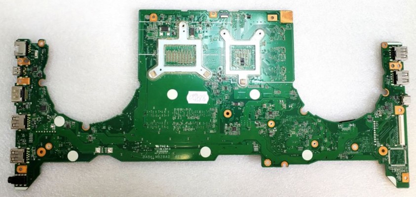 MB BAD - донор Asus GL503VD (31BKLMB01G0) MODEL: BKLA, DABKLMB28A0 REV: A, Intel SR30W, nVidia N17P-G0-A1, 4 чипа Samsung K4G80325FB-HC28