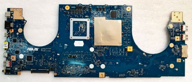 MB BAD - под восстановление Asus GL702VM (60NB0DQ0-MB1030(202)) GL702VM MAIN BOARD REV. 2. 0, Intel SR30W, Intel SR2FQ, nVidia N17E-G1-A1, 6 чипов Samsung K4G80325FB-HC25