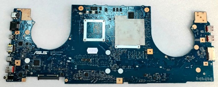 MB BAD - донор Asus GL702 (60NB0DZ0-MB1270(211)) GL702VSK MAIN BOARD REV. 2. 1, Intel SR30W, nVidia N17E-G2-A1, 8 чипов MICRON 6VA47 D9TCB