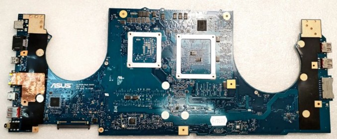 MB BAD - под восстановление Asus GL702VM (60NB0DQ0-MB1030(202)) GL702VM MAIN BOARD REV. 2. 1, Intel SR2FQ, Intel SR204, nVidia N17E-G1-A1, 6 чипов Samsung K4680325FB-HC25