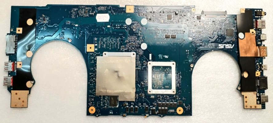 MB BAD - под восстановление Asus GL702VM (60NB0DQ0-MB1630(203)) GL702VMK MAIN BOARD REV. 2. 0, Intel SR32Q, Intel SR30W, nVidia N17E-G1-A1, MICRON 7IA47 D9TCB, 5 чипов MICRON 6VA47 D9TCB