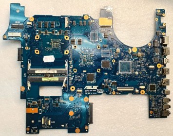 MB BAD - донор Asus G752VL (69N0SIM11C17(01)) GL752VL MAIN BOARD REV. 2. 0, nVidia N16E-GS-KAB-A1, 4 чипа ELPIDA W4032BABG-60-F