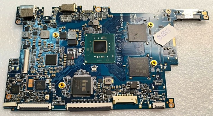 MB BAD - под восстановление Chuwi HeroBook Pro (06K05364A, SZ163446754307) GH116_VER02, Intel SRFYX, RealTek RTL8723BU J9R16H1 GJ39, RealTek ALC269 JAF75G1 GJ41C3, ITE IT8987E 1948-BXA SK0KYB, 2 чипа SEC 830 K3RG2G2 0CAMGCJ