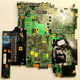 MB BAD - под восстановление Lenovo ThinkPad T60 (FRU: 42T0153, 11S42W7588Z), Intel SL8Z4, Intel PC82573L GS51321. 2 0710, Intel NH82801GBM L7135B45 SL8YB, ATI 216GHLAKC13FAG NA3970. 00, 0718AAY, 4 чипа Qimonda HYB18H512321AFL20 WVV22110
