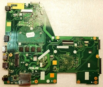 MB BAD - под восстановление Asus X551CAP (60NB0340-MB2040-220, 31XJCMB0040), X551CA MAIN BOARD REV. 2. 2, Intel SJTNV, Intel SR0VQ, 8 чипов ELPIDA J4208EFBG-GNL-F, сколы на CPU