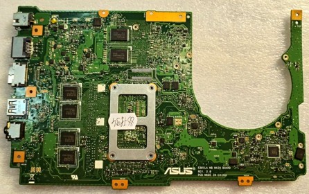 MB BAD - под восстановление Asus S301LP (60NB0350-MB2110-204, 31EXAMB00I0), S301LA MB MAIN BOARD REV. 2. 0, Intel SR16Q, AMD 216-0842054, 4 чипа SK hynix H5TC4G63AFR 11C 331V, 8 чипов ELPIDA J4208EFBG-GNL-F, сколы на GPU MB BAD - под восстановление Asus S301LP (60NB0350-MB2110-204, 31EXAMB00I0), S301LA MB MAIN BOARD REV. 2. 0, Intel SR16Q, AMD 216-0842054, 4 чипа SK hynix H5TC4G63AFR 11C 331V, 8 чипов ELPIDA J4208EFBG-GNL-F, сколы на GPU