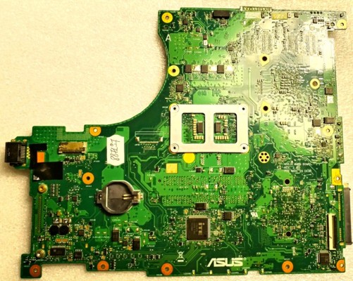 MB BAD - под восстановление Asus N56JN (60NB04Z0-MB2020-201, 31NJ8MB01G0), N56JN MAIN BOARD REV. 2. 0, Intel SR15G, Intel SR17E, Intel SR15G, 4 чипа MICRON 4FE77 D9PZM