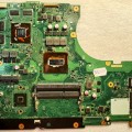 MB BAD - под восстановление Asus N56JK (60NB06D0-MB1040-201, 31NJ8MB0220), N56JK MAIN BOARD REV. 2. 0, Intel SR17E, Intel SR15G, nVidia N15P-GT-A2, 8 чипов Samsung K4W2G1646Q-BC1A, паянные CPU и HUB
