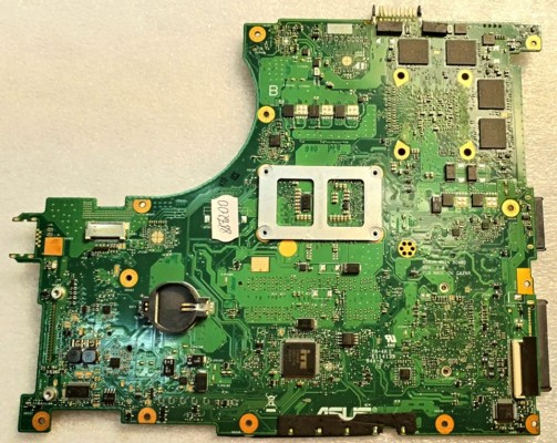 MB BAD - под восстановление Asus N56JRH (60NB03Z0-MB4010-200, 31NJ8MB01J0), N56JR MAIN BOARD REV. 2. 0, Intel SR15G, Intel SR17E, nVidia N14E-GL-A1, 8 чипов Samsung K4G20325FD-FC04