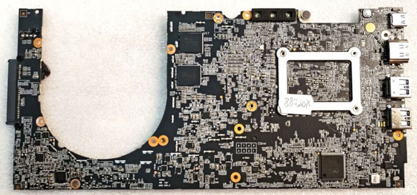 MB BAD - под восстановление ?(KU53 0105300108B1HCA006972 AEB-17-75000), KU53 MB NPB VER: C, Intel V601C317QLDN, nVidia N16S-GTR-B-A2, 4 чипа SK hynix H5GC4H24AJR T2C 650V
