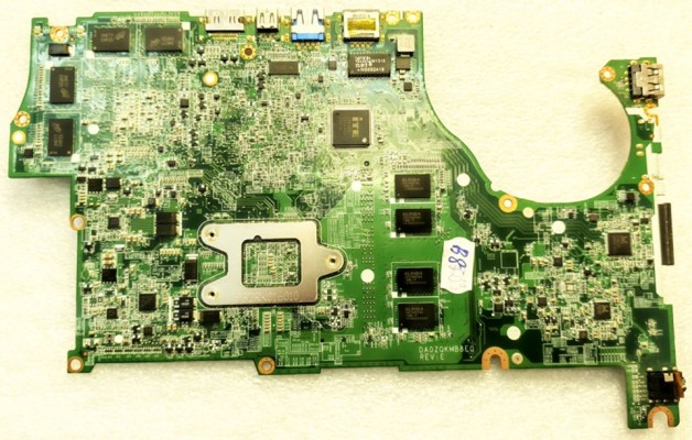 MB BAD - под восстановление Acer Aspire V5-572/572G, DA0ZQKMB8E0 REV: E, MODEL: ZQK, Intel SLJ8C, Intel SR0XL, nVidia N14P-GT-A2, 8 чипов MICRON 3HE77 D9PZD, 8 чипов ELPIDA J4216EFBG-GNL-F